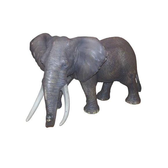Schleich African Elephant Wildlife Figurine Collectible Gray Elephant Toy - Picture 2 of 12